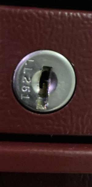 Herman Miller LL251 File Cabinet Lock Key