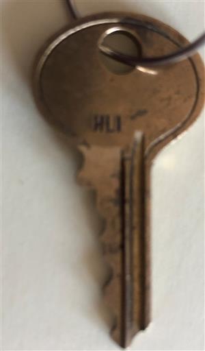 Hudson HL123 Lock Key