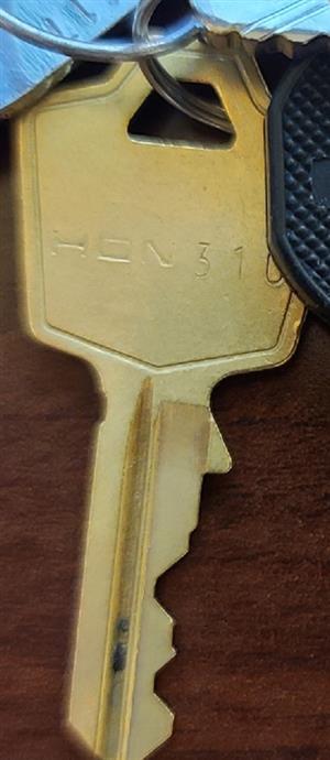 HON310 File Cabinet Key Lock