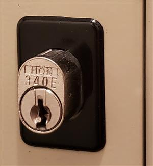 HON 340E File Cabinet Lock Key