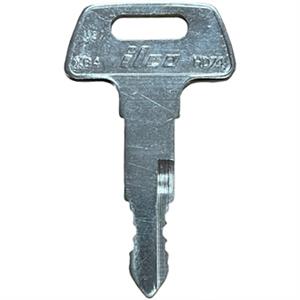 Honda 201 - 220 Cut Key - Back