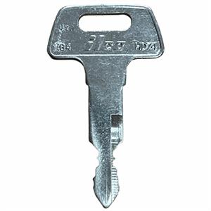 Honda 301 - 320 Cut Key - Back