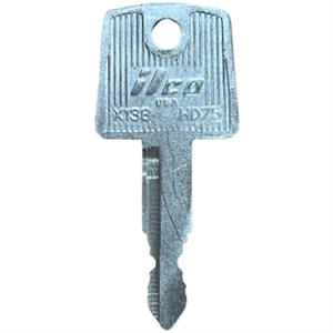 Honda 621 - 640 Cut Key - Back