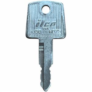 Honda 721 - 740 Cut Key - Back