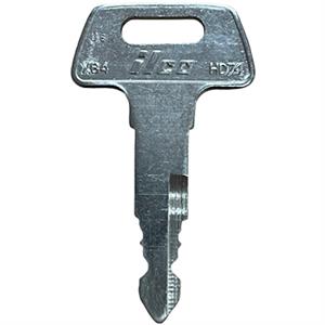 Honda 801 - 820 Cut Key - Back