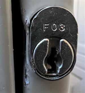 Hudson / Tennsco F03 File Cabinet Lock Key