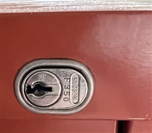 Hudson F350 File Cabinet Lock Key