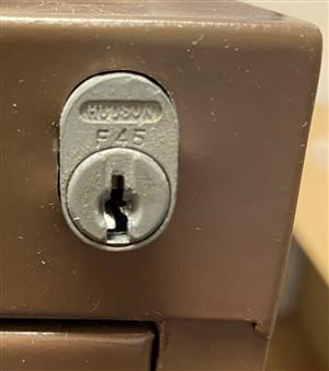 Hudson F45 File Cabinet Lock Key