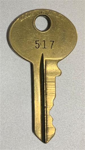 Hudson FireKing 517 Key Lock