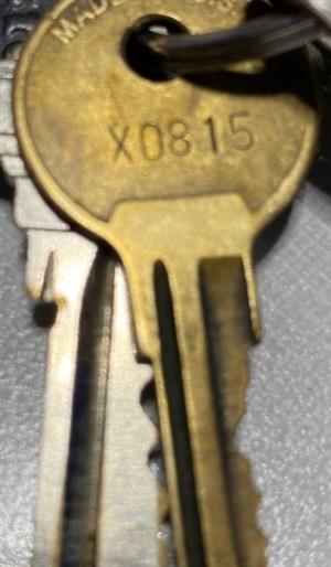 Hudson X0815 Lock Key