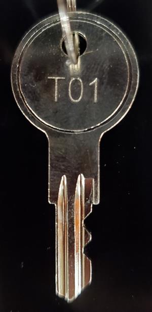 T05 Locksmith Key Service Husky Tool Box Key Replacement Key T01 