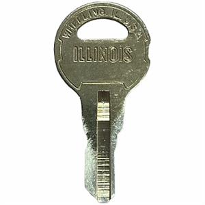 Illinois GL200-GL249 Cut Key - Back