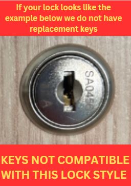 SA SERIES LOCK - NO KEYS AVAILABLE