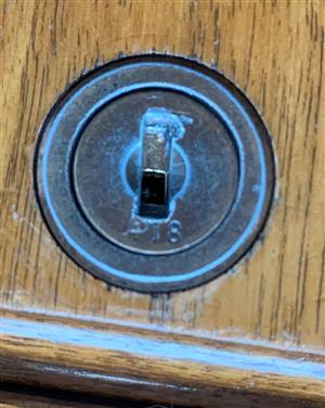 Jofco 418 Desk Lock Key