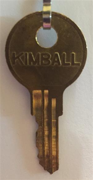 Kimball Office 002 File Cabinet Keys - Old Style