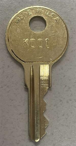 Kimball Office K1 Desk Cabinet Lock Key