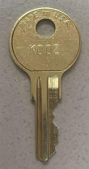 Kimball Office K2 Desk Cabinet Lock Key