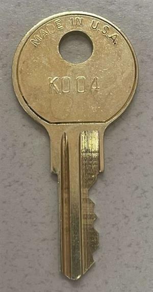 Kimball Office 318 Replacement Key, 001 - 500 [SINGLE SIDED] Lock Series 