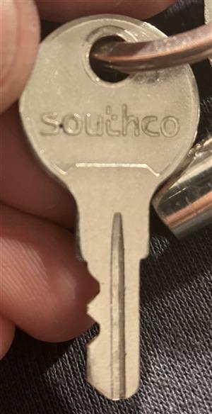 LS007 Southco Lock Key