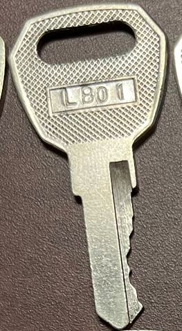 KEY - REESE - BULLDOG / CCP / CTP / FULTON / REESE (INSTACODE CCP AG01-AG30 LISTING USING CUTS FROM CODES ONLINE)  ALTERNATE CUTS EXIST FOR SOME LOCK CODES | HITCH /COUPLER LOCKS more images