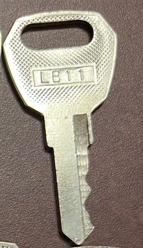 KEY - REESE - BULLDOG / CCP / CTP / FULTON / REESE (INSTACODE CCP AG01-AG30 LISTING USING CUTS FROM CODES ONLINE)  ALTERNATE CUTS EXIST FOR SOME LOCK CODES | HITCH /COUPLER LOCKS more images