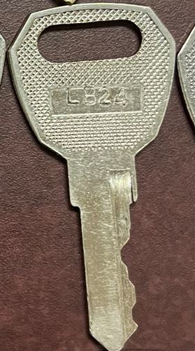 KEY - REESE - BULLDOG / CCP / CTP / FULTON / REESE (INSTACODE CCP AG01-AG30 LISTING USING CUTS FROM CODES ONLINE)  ALTERNATE CUTS EXIST FOR SOME LOCK CODES | HITCH /COUPLER LOCKS more images