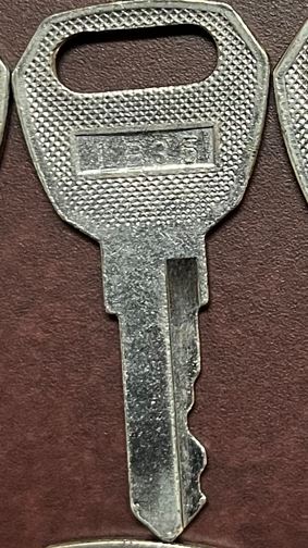 KEY - REESE - BULLDOG / CCP / CTP / FULTON / REESE (INSTACODE CCP AG01-AG30 LISTING USING CUTS FROM CODES ONLINE)  ALTERNATE CUTS EXIST FOR SOME LOCK CODES | HITCH /COUPLER LOCKS more images