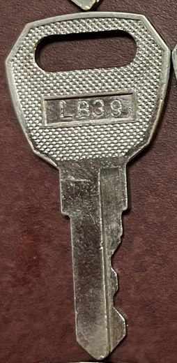KEY - REESE - BULLDOG / CCP / CTP / FULTON / REESE (INSTACODE CCP AG01-AG30 LISTING USING CUTS FROM CODES ONLINE)  ALTERNATE CUTS EXIST FOR SOME LOCK CODES | HITCH /COUPLER LOCKS more images