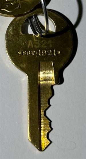 Master A321 Padlock Key