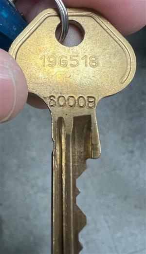 Master Lock 19G518 Padlock Key