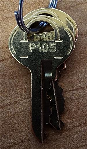 Master Lock P105 Padlock Key