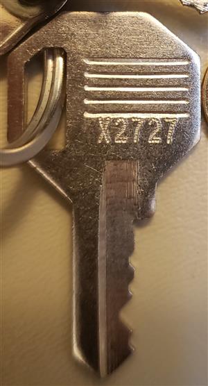 Master Lock X2727 Padlock Key