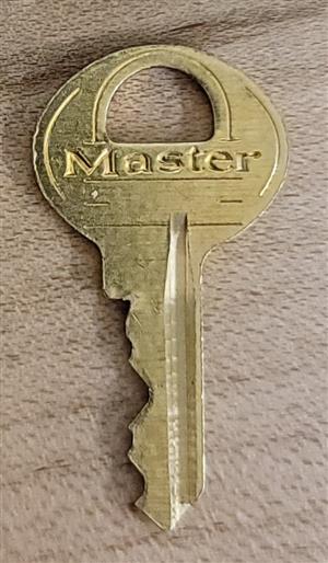 Master Lock Padlock Key