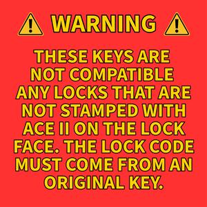 Ace II Locks Only