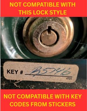 Example Key Code & Lock Not Compatible