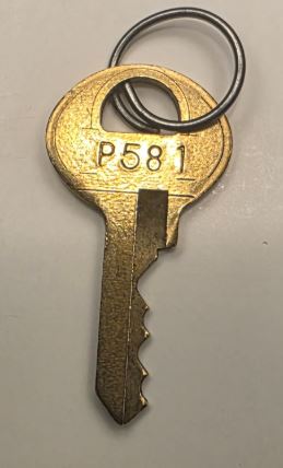 P581 Master Lock Key