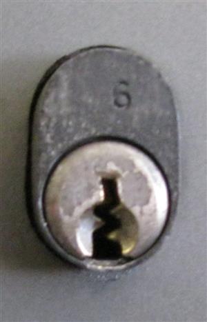 Peerless Brown Morse 6 File Lock Key