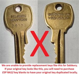 Salsbury Unavailable Key Series