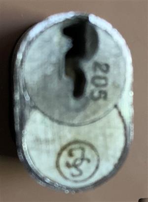 SG205 File Cabinet Lock Key