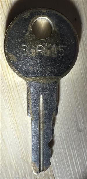 Sargent Greenleaf SGR615 Lock Key