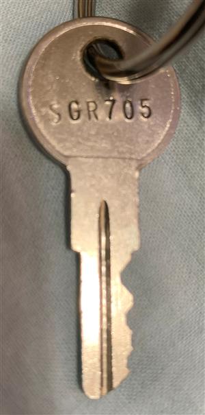 Sargent Greenleaf SGR705 File Lock Key