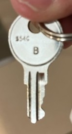 Sentry Safe B Lock Key