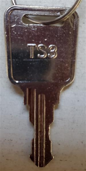 Sentry Safe TS3 Drawer Lock Key