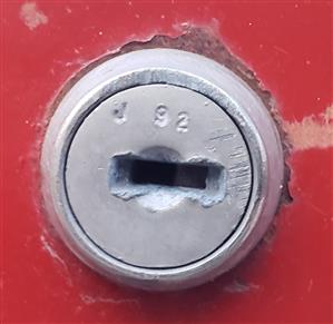 Snap-On J92 Toolbox Lock Key