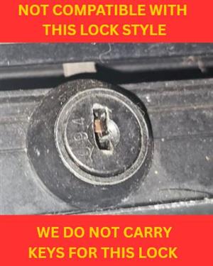 KEY - STRATTEC - STRATTEC / A.R.E. / DELTA / KNAPHEIDE / LEER / SNUGTOP / STAHL / ADRIAN / HOLDEN (TIGERSHARK-LASER CUT- TIP STOP) | TRUCK TOPPER / TOOLBOX LOCKS | LOCK CODE FOUND ON BACK OF LOCK HOUSING | DOUBLE-SIDED CUT KEY more images