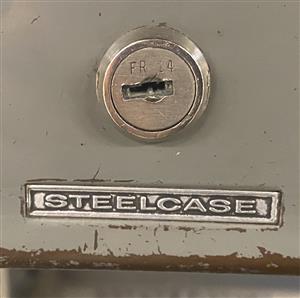 Steelcase FR14 File Cabinet Lock Key