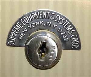 Supreme Equipment H431 File Cabinet Lock Key