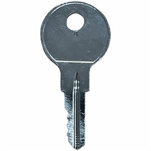 Tennsco G00 - G99 Cut Key - Back