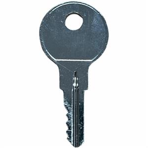 Tennsco L00 - L99 Cut Key - Back