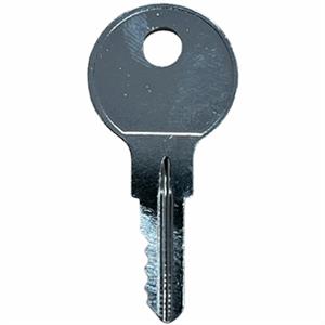 Tennsco V00 - V99 Cut Key - Back